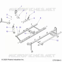 CHASSIS, MAIN RAHMEN MOUNTS