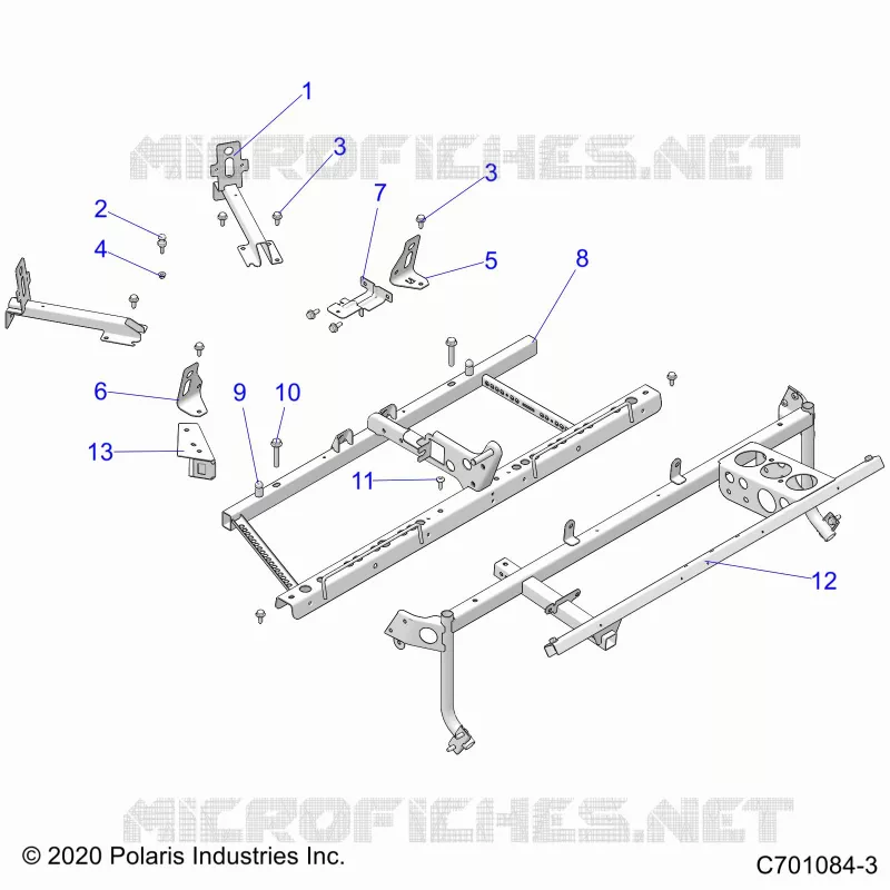 CHASSIS, MAIN RAHMEN MOUNTS
