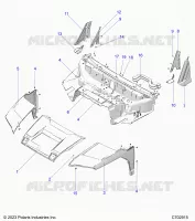 HAUBE, LINER, FRONT FENDERS,  PILLARS