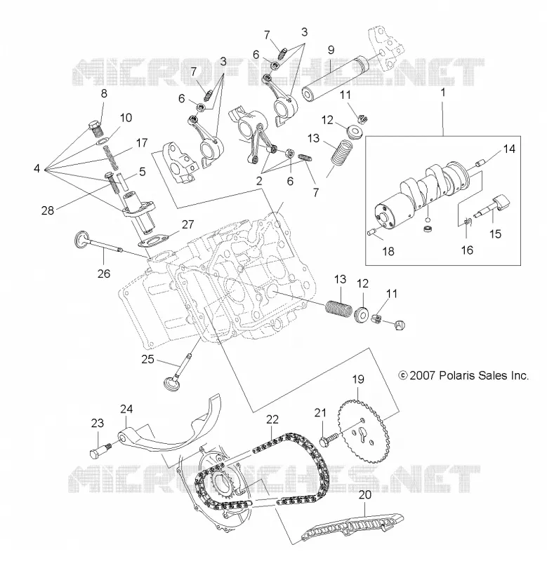 VALVES AND CAMSHAFT