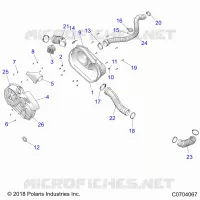ANTRIEB, CLUTCH COVER AND DUCTING