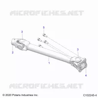 ANTRIEB, REAR PROP SHAFT