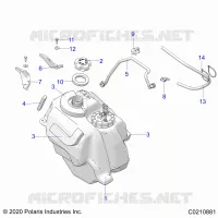 KRAFTSTOFFSYSTEM, FUEL TANK ASM.