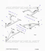 FRONT SUSPENSION CONTROL ARMS
