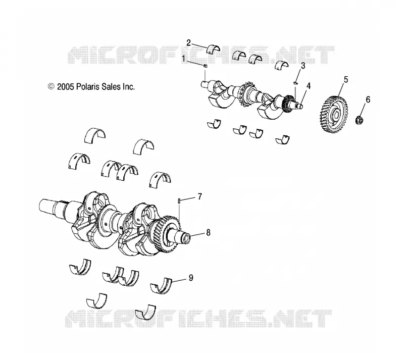 KURBELWELLE AND BALANCE SHAFT
