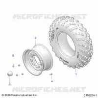 RADS, FRONT TIRE