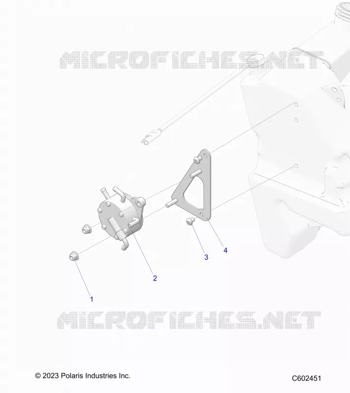KRAFTSTOFFSYSTEM, FUEL PUMP MOUNTING