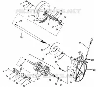 ANTRIEB 500 EFI SKS 0962574, 500 EFI RMK 0962974, and EUROPEAN 500 EFI (4931983198B009)