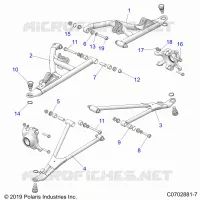 FRONT SUSPENSION CONTROL ARMS