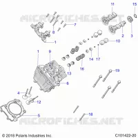 ENGINE, ZYLINDERKOPF, CAMS AND VALVES
