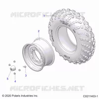RADS, FRONT TIRE