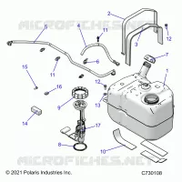 KRAFTSTOFFSYSTEM, FUEL TANK ASM.