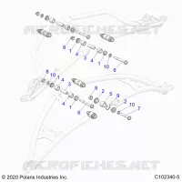 FRONT SUSPENSION A-ARM, MOUNTING