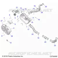 ANTRIEB, CLUTCH COVER AND DUCTING