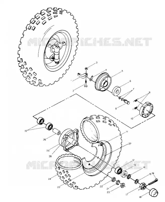 VORDERRAD ASSEMBLY (4913501350015A)