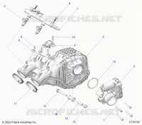 ENGINE, LUFTEINLASS MANIFOLD