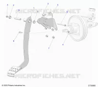 BREMSES, FOOT PEDAL