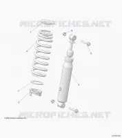 SUSPENSION, FRONT SHOCK MOUNTING