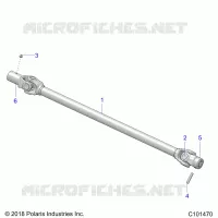 ANTRIEB, PROP SHAFT, FRONT