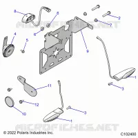 ELEKTRIC, TURN SIGNALS, HORN AND LICENSE PLATE LIGHT