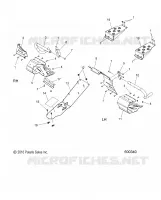CHASSIS, CLUTCH GUARD AND FOOTRESTS