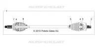 ANTRIEB, FRONT HALF SHAFT