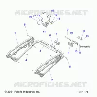 CHASSIS, REAR RACK AND HITCH