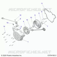 ENGINE, STATOR AND FLYRAD