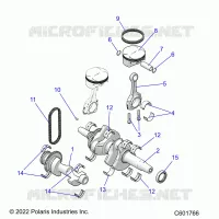 ENGINE, BALANCE SHAFT, KURBELWELLE/PISTON