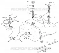 TREIBSTOFF TANK w/SEPARATE TREIBSTOFF SENDER   and PICK-UP  SLT 750 B954170 (4930563056A009)
