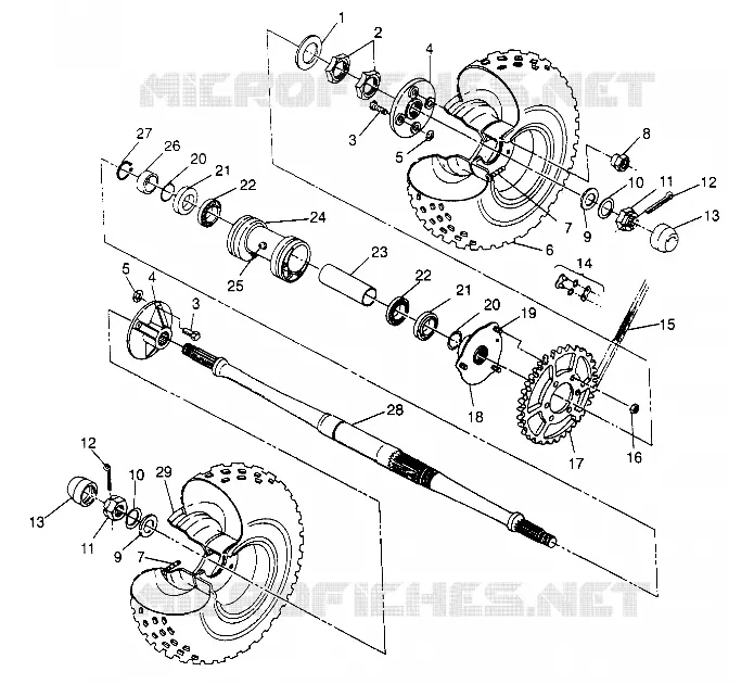 HECKANTRIEB ASSEMBLY