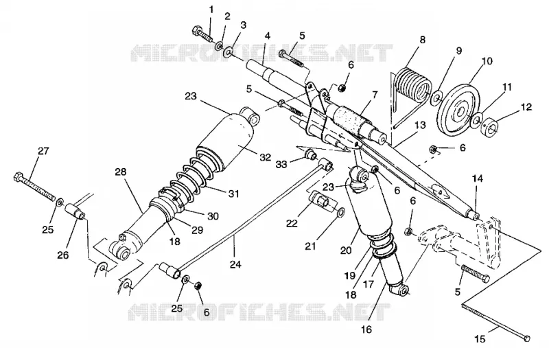 HINTER Drehmomentarm XLT SP 0976676 (4937753775B013)