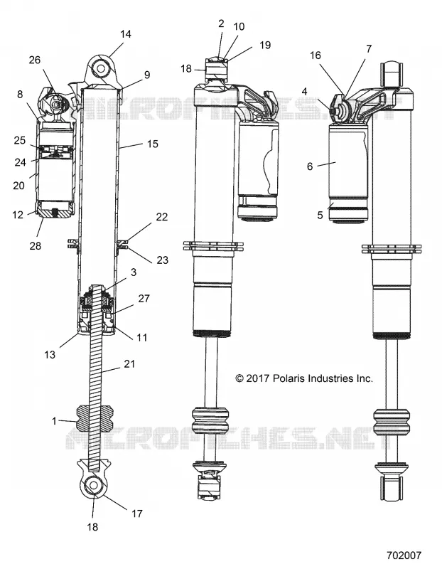 FRONT SUSPENSION SHOCK INTERNALS