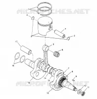 KURBELWELLE AND KOLBEN 4X4 300 W948130 (4926762676C011)