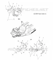 CHASSIS, FUßSTÜTZES AND CLUTCH GUARD