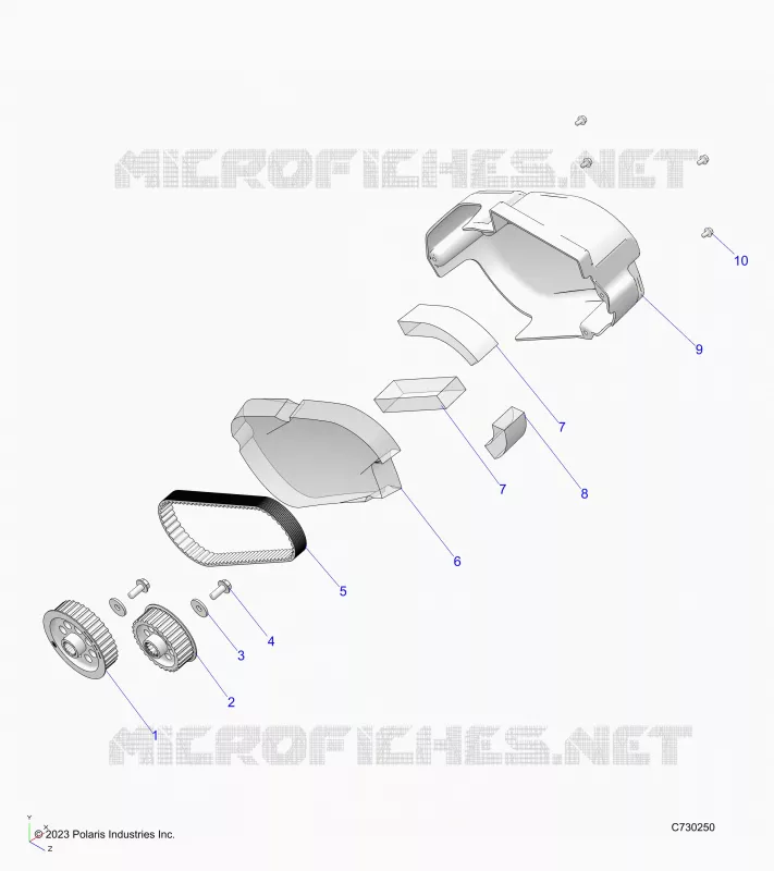 ELEKTRIC, MOTOR-EV, BELT, COVER AND SPROCKETS
