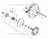 angetriebene Kupplungs ASSEMBLY 6X6 250 W938727 (4924092409031A)