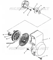 RÜCKZUG ANLASSER ASSEMBLY 600 XCR 0941667 (4927092709041A)