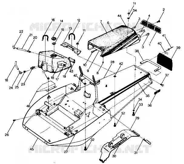 CHASSIS AND SITZ STAR, SPRINT AND SPRINT E/S (4912721272001A)