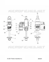 SUSPENSION, FRONT SHOCK TRACK, VELOCITY