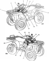 DECALS MAGNUM 4X4 W968144 AND  SWEDISH MAGNUM 4X4 S968144 (4936053605B001)