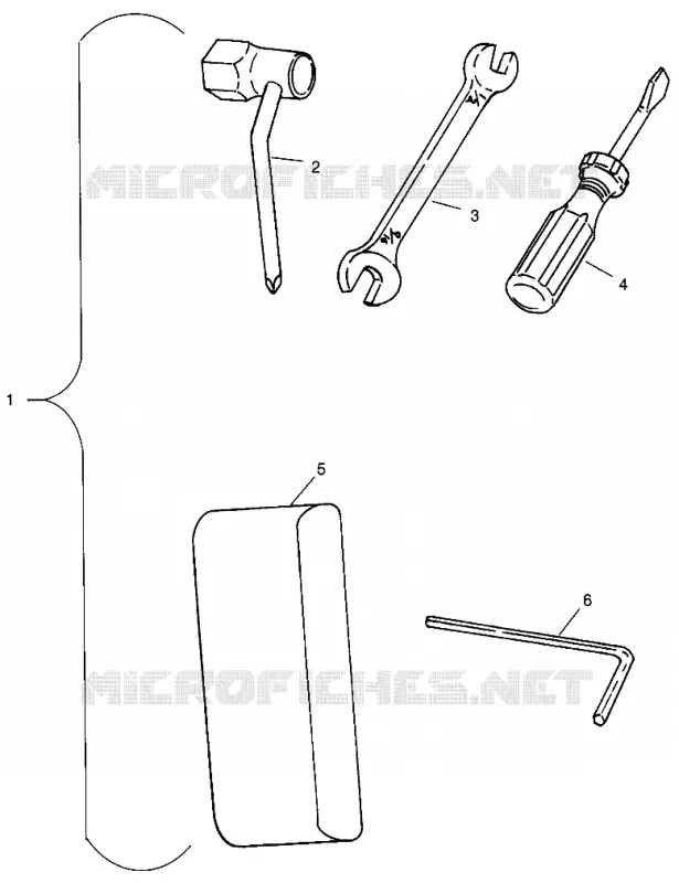TOOL KIT SLT 780 B964588 AND  INTL. SLT 780 I964588 (4935683568B013)