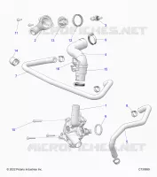MOTOR, WATERPUMP AND BYPASS