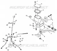 KONTROLLEN-MASTER CYLINDER/BREMSE LINE XPLORER 300 W98CC28C (4945264526B010)