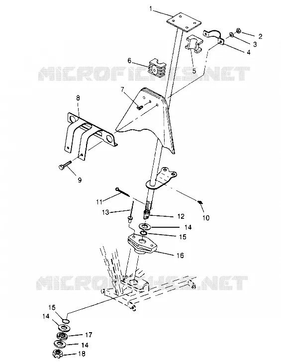 Lenksäule ASSEMBLY 2x4 400L W947540 (4926752675B005)