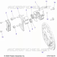 BRAKES, BREMSZANGE HINTEN