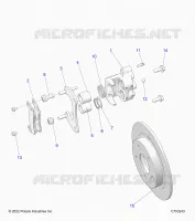 BRAKES, BREMSZANGE HINTEN