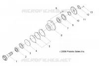 ANTRIEB, GEAR SHAFT OUTPUT