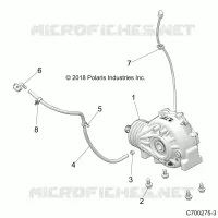DRIVE TRAIN, FRONT GEARCASE MOUNTING