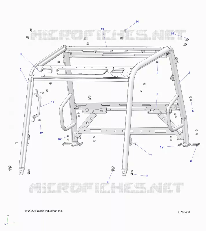 CHASSIS, CAB RAHMEN
